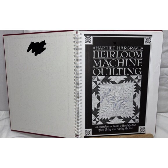 Heirloom Machine Quilting   Book   By    Harriet Hargrave Signed - Picture 3 of 8